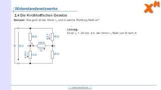 Elektrotechnik 24 Kirchhoffsche Gesetze [upl. by Hersh]