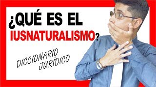 ✔️ ¿Qué es el Iusnaturalismo y el Derecho Natural 😱  DERECHO COLOMBIANO [upl. by Yates]