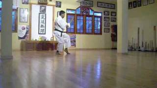 Kushanku Sho  Okinawa Shorin Ryu Karatedo KYUDOKAN [upl. by Studdard]