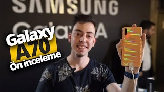 Samsung Galaxy A70 Ön İnceleme  Orta segmente yeni canavar [upl. by Mollie]