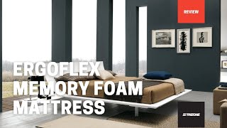 Review Ergoflex Memory Foam Mattress [upl. by Nnaeerb]