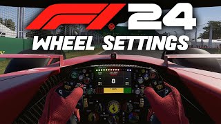 F1 24 Fanatec Wheel Settings Guide [upl. by Simah784]