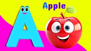 ABC Song  Toddler Learning Video  quotA is for Apple a a Apple B is for Baby b b Babyquot [upl. by Tnerual487]