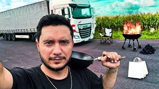 I Cook My Favorite Food Risotto in the Truck  1 Day Vlog on the Truck [upl. by Tama]