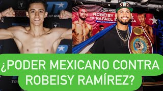 EL DIVINO ESPINOZA EL MEXICANO QUE BUSCA DETENER A ROBEISY RAMÍREZ boxing [upl. by Yaya]