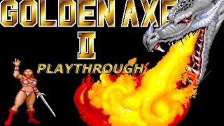 Arcade Longplay  Golden Axe 2  Tyris Flare [upl. by Annawoj]