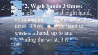 How to perform Ritual wash  Wudu  before PrayerDesktopflv [upl. by Yauqram]