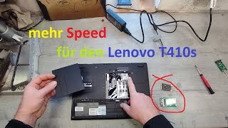 Lenovo ThinkPad T410s  Topp Notebook für 60€ amp Umbau auf schnelle MSATA [upl. by Schnur]