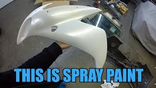 Plasti Dipping My 2006 Yamaha R1 Fairings  How To [upl. by Rimola524]