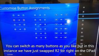 PS4  How to Customise Button Assignments for all Games [upl. by Aluino54]