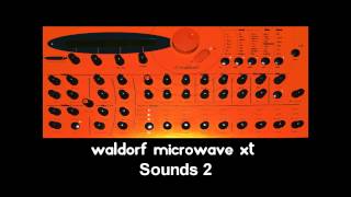 Waldorf Microwave XT  Sounds 2 [upl. by Rustie]