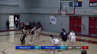 Blackburn College vs Principia College Womens Basketball [upl. by Landahl]