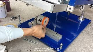 Manual Screen Printing Machine for Silicone Wristband [upl. by As]