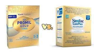 S26 Promil 3 VS Similac GainPlus Nutrition Facts Based Review [upl. by Porte]