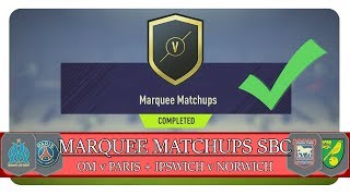 Marquee Matchups SBC  OM v Paris  Ipswich v Norwich [upl. by Diego580]