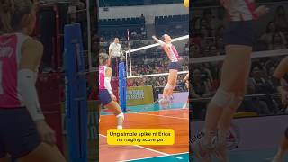 Ung binalik mo lang un bola at naging score pa creamline ericastaunton michellegumabao pvl fyp [upl. by Ivy372]