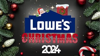 Lowes Christmas 2024  Christmas Trees  Wreaths  Lawn Decor [upl. by Eninnaej998]