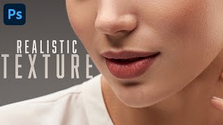 EASIEST Way To Add REALISTIC SKIN TEXTURE in Photoshop  Action [upl. by Pippa]