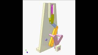 Spring Toggle Mechanism 8 [upl. by Goldshell]