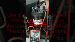 RV air conditioning test compressor component voltage guidance [upl. by Aicened]