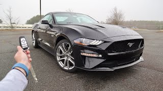 2022 Ford Mustang GT Premium Coupe Start Up Exhaust Walkaround POV Test Drive and Review [upl. by Aligna31]