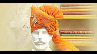 Safa Kaise Bandhe  How To Wear Traditional Rajputi Safa  Jodhpuri Safa [upl. by Tedric]