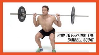 How to Perform the Barbell Squat with Perfect Form  Menshealth UK [upl. by Hylan]