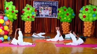 Childrens Yoga performance by Kushi Playhome 201718 [upl. by Trista]