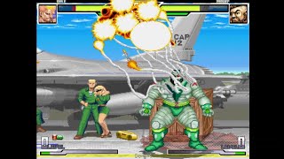 Ultimate Street Fighter II Guile vs Zangief Upgraded LifePower Bars jaymian [upl. by Astrea704]