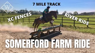 SOMERFORD XC  FARM RIDE  GoPro Footage  7 MILE TRACK OF JUMPS AND WATER COMPLEXES  April 2021 [upl. by Cykana739]