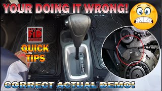 Correct way to park an automatic transmission vehicle  Tagalog [upl. by Ahsenre]