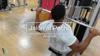 HAZ ESTO PARA HACER UN BUEN Jalón al pecho agarre prono  TUTORIAL JALON AL PECHO [upl. by Ennairod258]