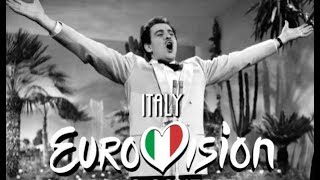 Eurovision Song Contest  Italy 1956  2018  All The Entries [upl. by Oira]