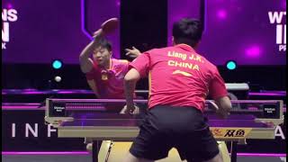 MA LONG vs LIANG JINGKUN WTT INCHEON 2024 [upl. by Yentruocal]