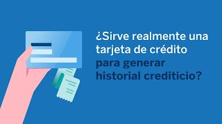 ¿Sirve realmente una tarjeta de crédito para generar historial crediticio [upl. by Aihsekram309]