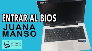 Netbook Juana Manso Como entrar al BIOS [upl. by Akel525]