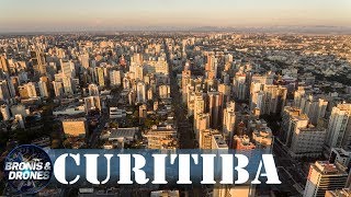 Curitiba 4k  Avenida Visconde de Guarapuava drone centro de ctba [upl. by Kilmarx]