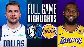 MAVERICKS at LAKERS  FULL GAME HIGHLIGHTS  January 17 2024 [upl. by Ogdon264]