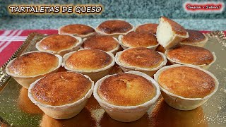 TARTALETAS DE QUESO muy fáciles delirio de sabor [upl. by Cosetta8]