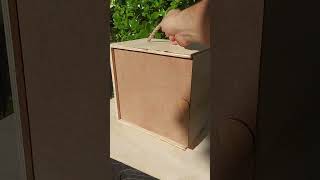 Caja Madera Triple Compartimiento woodworking bottle gift winebox [upl. by Anircam8]