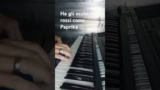 Ha gli occhi rossi come Paprika Ghali paprika piano cover fyp [upl. by Mays365]