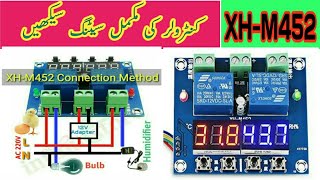 Temperature and humidity controllerXHM452 settingM452 complete setting [upl. by Bernetta]