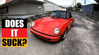 1987 Porsche 911 Carrera 5 Speed Does the 80s icon suck to drive [upl. by Olegnad]