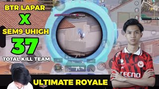 ULTIMATE ROYALE  BTR Lapar X SEM9 Uhigh 😱 PUBG Mobile [upl. by Ahtibat]