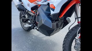 Black Dog Cycle Works Aluminum Tank Guard amp Skid Plate for the KTM 890790 Adventure [upl. by Kial]