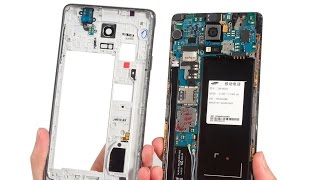 disassembly and assembly Galaxy note 4  note 5 proximity sensor and front camera replacement [upl. by Gnouhp]