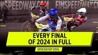 The Captivating Climaxes of EVERY ROUND in 2024  FIM Speedway Grand Prix [upl. by Cassady]