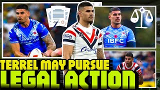 Terrell May prepares to take legal action Sydney Roosters salary issue online speculation posts [upl. by Levitan109]