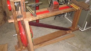 The Foot Powered Treadle Lathe [upl. by Nevil]