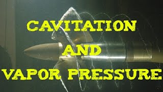 CAVITATION and VAPOR PRESSURE beautifully explained with example [upl. by Sadick]